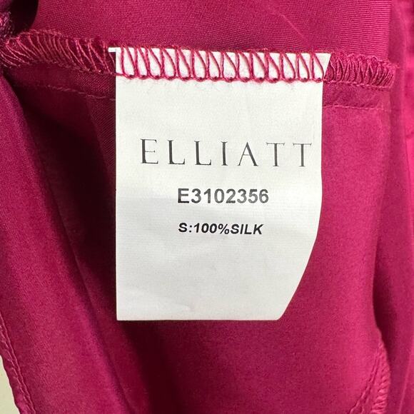 Elliatt Prestigious Silk Mini Dress in Berry S - Picture 8 of 14